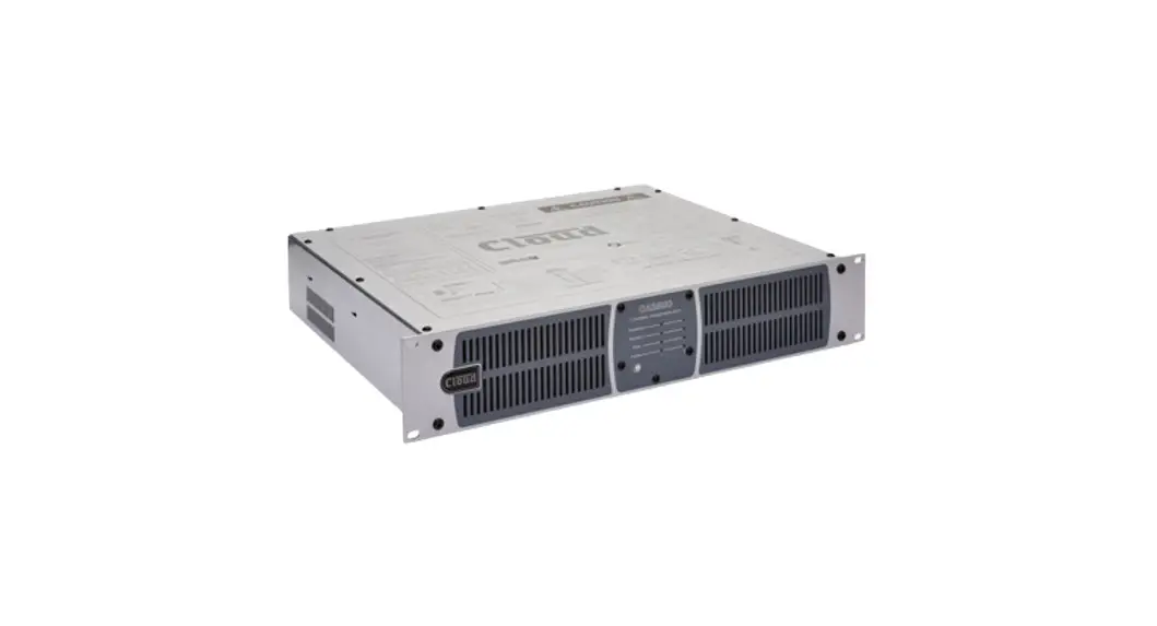 Cloud Ca2250 Ca Series Power Amplifiers User Guide