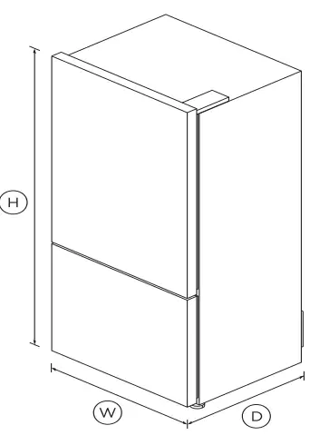 FISHER PAYKEL RF522BRPW6 79cm 473L Freestanding Refrigerator Freezer 1