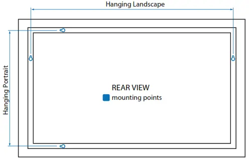 HiB 54500 Dimension 50 Bluetooth LED Illuminated Aluminium Mirror Cabinet - figA