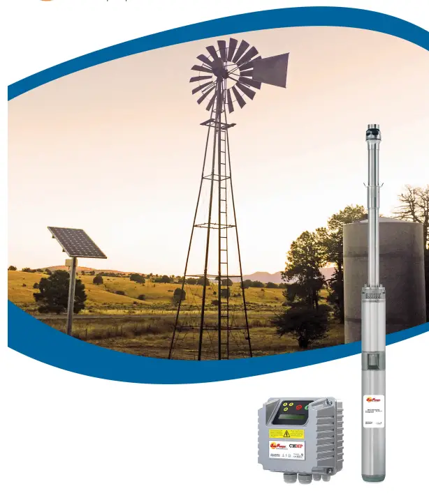 Sun Pumps HR AC-DC 4 Inch HR 12-200 DC Helical Motor Submersible Solar Pumps product