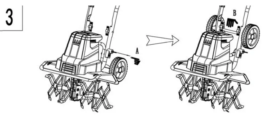 NETTA 294300909055 Electric Garden Tiller - Fig 3