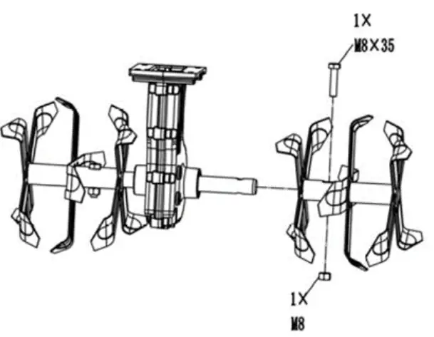 NETTA 294300909055 Electric Garden Tiller - Fig 6