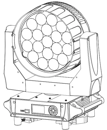 LIGHT SKY TX1940D Fly Dragon Lighting Equipment - LIGHT SKY TX1940D Fly Dragon Lighting Equipment