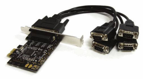 StarTech com PEX4S553B 4 Port RS232 PCI Express Serial Card - Fig