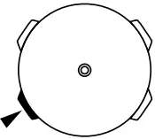 SEKONDA 1526 Mens Black Yellow Rubber Digital Watch - Fig 1