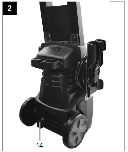 scheppach HCE1600 High-Pressure Cleaner fig 2