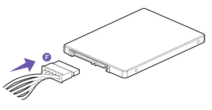 NZXT C Series ATX Power Supply C650 or C750 or C850 - Connect the SATA and peripheral power
