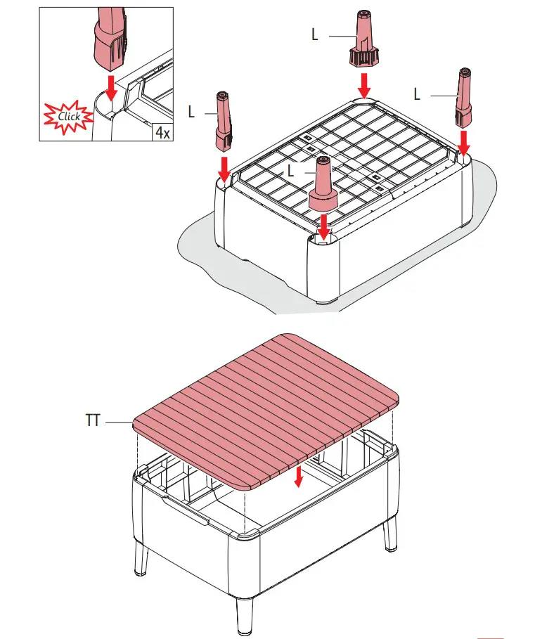 KeTeR SALEMO Cushion Box Table - Figure 5