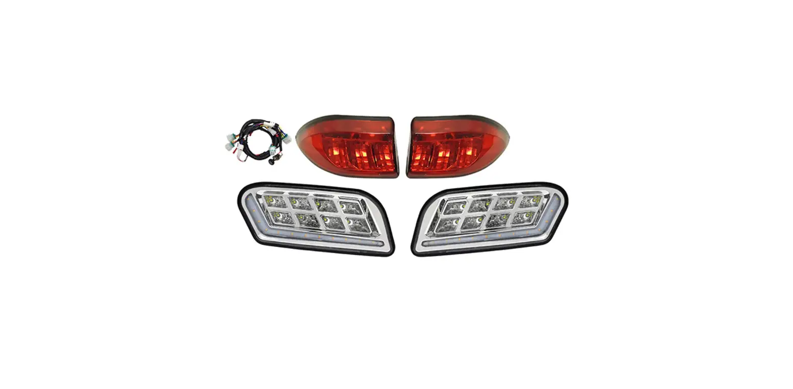 10l0l Y206-b 3 Version Golf Cart Led Headlight And Tail Light Instruction Manual
