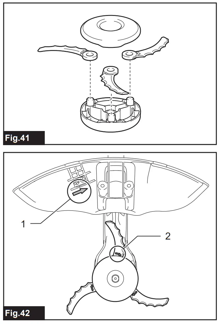 makita DUR190U Cordless Grass Trimmer - fig 10
