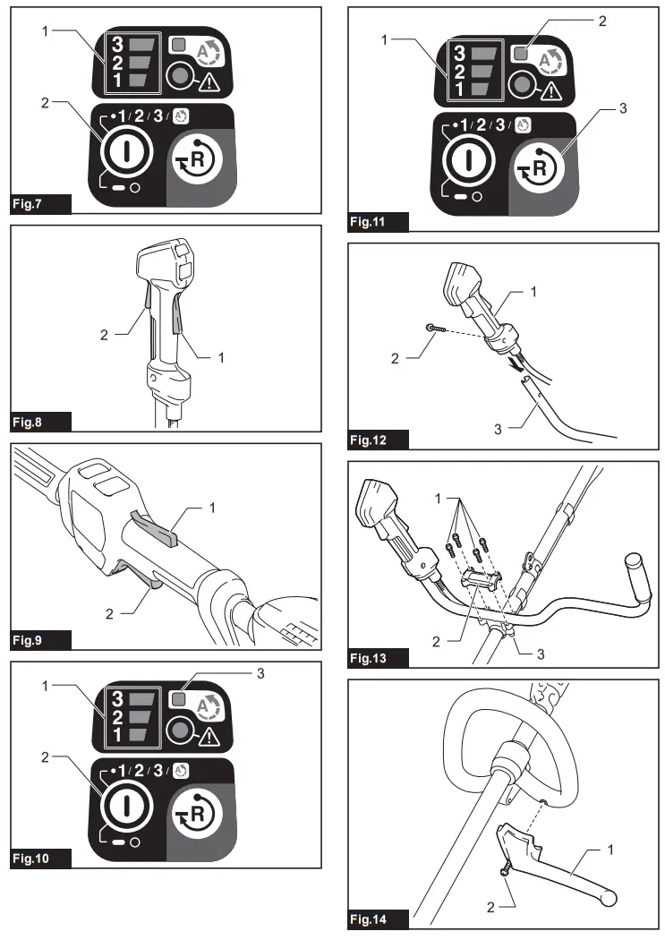 makita DUR190U Cordless Grass Trimmer - fig 4