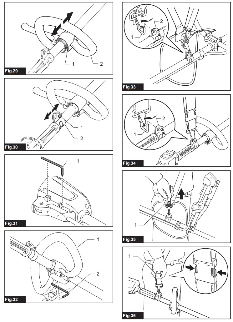 makita DUR190U Cordless Grass Trimmer - fig 7