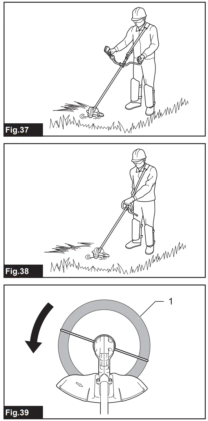 makita DUR190U Cordless Grass Trimmer - fig 8