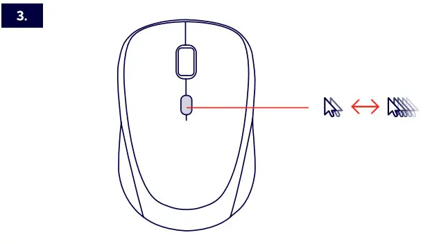 Trust TM-201 Wireless Mouse 1600 DPI Black - Figure 3