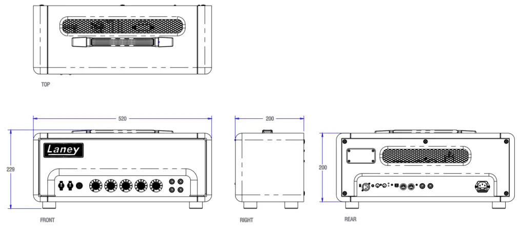 Laney LA-STUDIO Low Wattage All Tube Amplifier-fig19