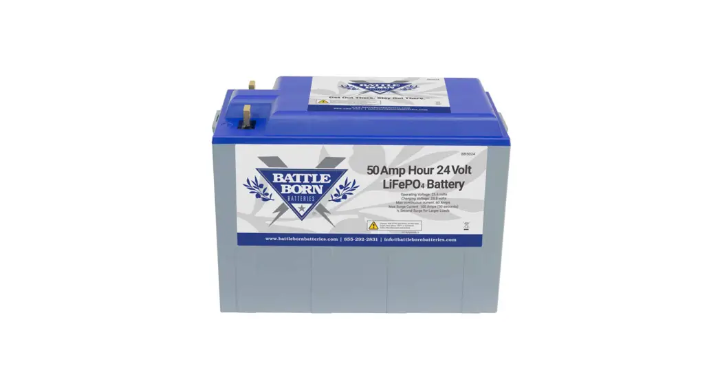 Battle Born Bb5024, Bb5024h Deep Cycle Battery Installation Guide