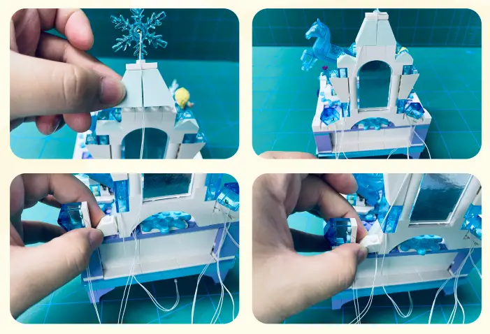 GAME OF BRICKS 41168 Light Kit for Elsa’s Jewelry Box Creation - fig11