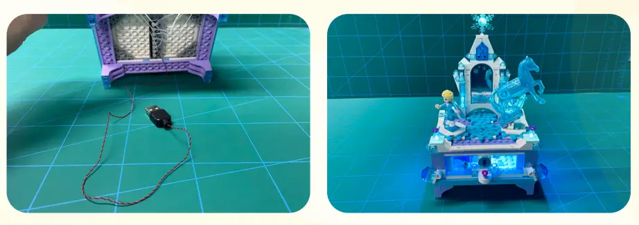 GAME OF BRICKS 41168 Light Kit for Elsa’s Jewelry Box Creation - fig15