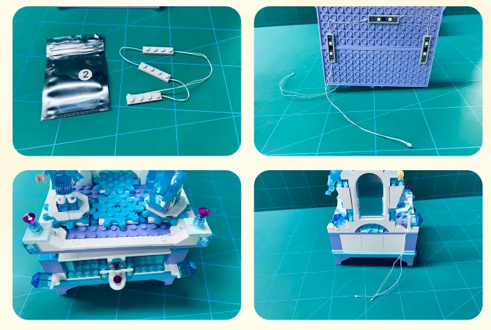 GAME OF BRICKS 41168 Light Kit for Elsa’s Jewelry Box Creation - fig6