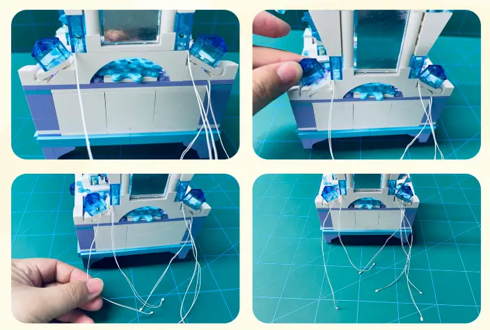 GAME OF BRICKS 41168 Light Kit for Elsa’s Jewelry Box Creation - fig8