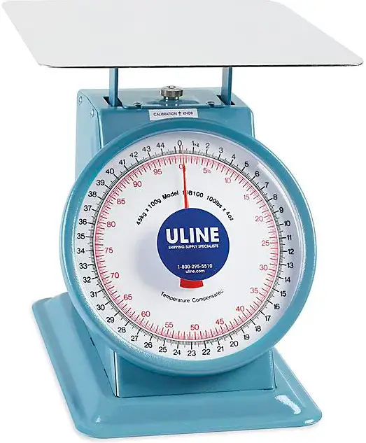 Uline Platform Dial Scale H-8540 User Manual