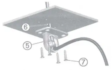 FUSION 9171310120 Mounting Brackets Flat mount brackets - Mounting the Speakers on a Flat Surface 2