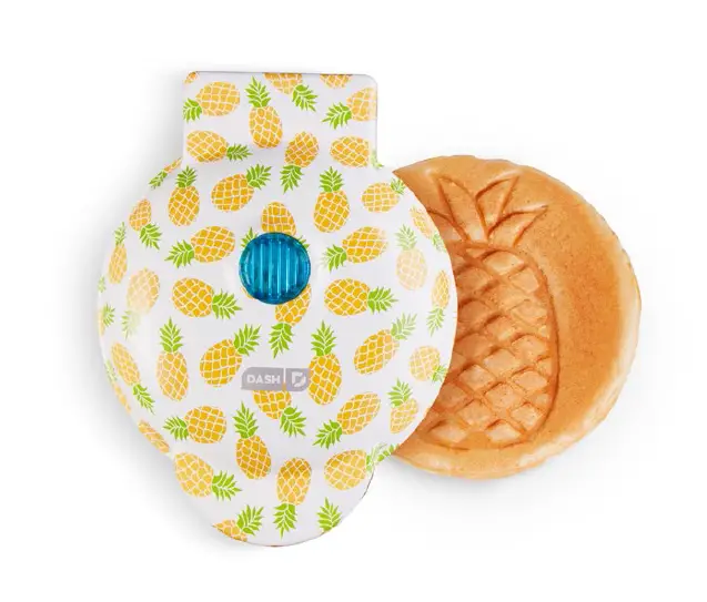 Dash Pineapple Mini Waffle Maker Dmwa100pp User Manual