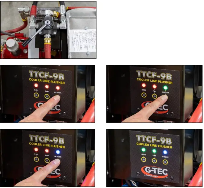 FLO DYNAMICS TTCF-9B Variable High Flow Heated Hydraulic Component Flusher-FIG6