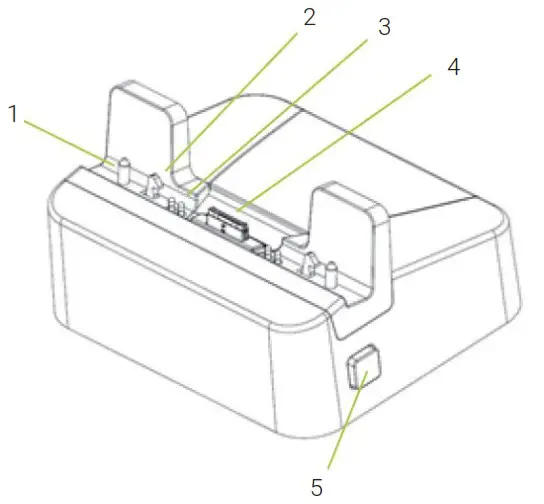 e medic 2012662 Medical Docking Station - Dockingstation features buttons and interfaces 1