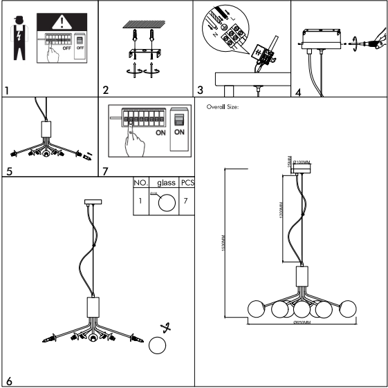 QAZQA-104773-Hanging-Lamp-Gold-With-Opal-Glass-7-Lights-Coby-FIG-2