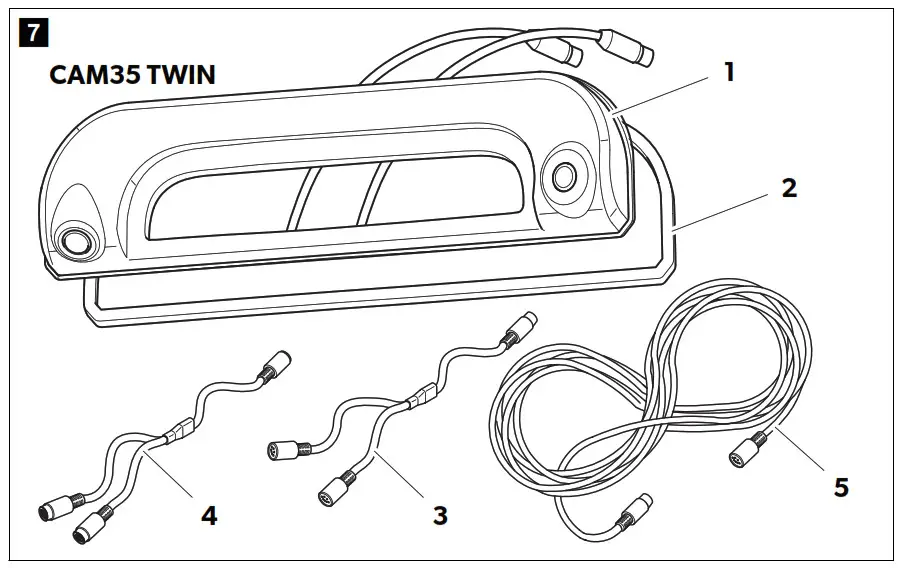 DOMETIC CAM35 NAV Rear View Video Camera - Product Overveiw 5