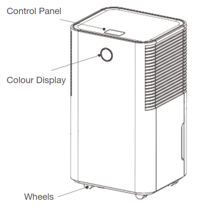 ProBreeze PB 18 12L Compressor Dehumidifier - PARTS