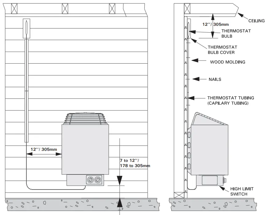 HARVIA KIP 30 B1 Intelligent Heating Decor - fig 6