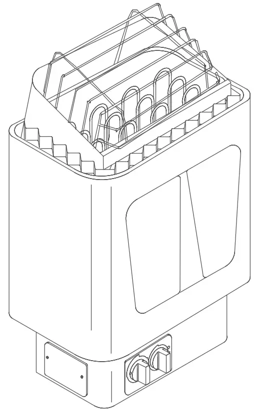 HARVIA KIP 30 B1 Intelligent Heating Decor - fig