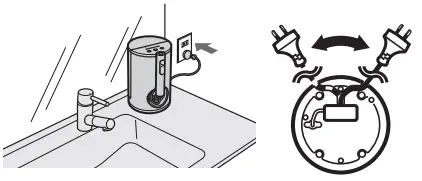 Panasonic EW1613 Oral Irrigator - power plug