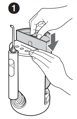 Panasonic EW1613 Oral Irrigator - remaining water