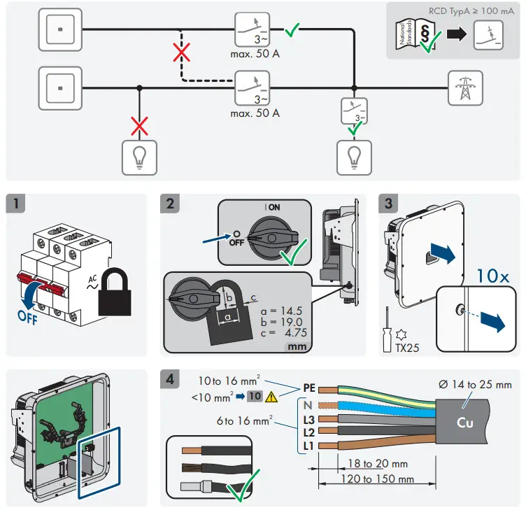 SMA STP 12 50 Sunny Tripower X 12 50 STP 12 50 Solar Inverter - Figure 5