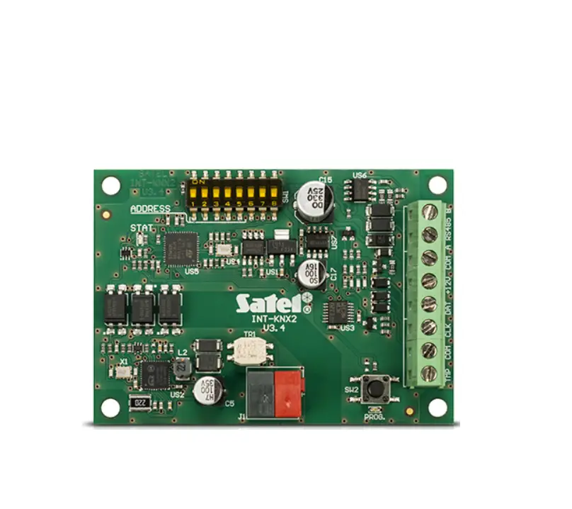 Satel Int-knx-2 Module For Integrating Intruder Alarm System Instructions