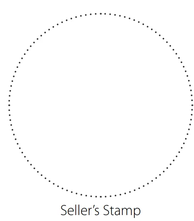 Seller’s Stamp