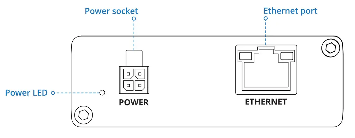 TELTONIKA TRB140 - FRONT VIEW