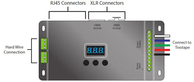 tivoli TW TRACE Vertical - Trace Tunable White Basic Wiring Diagram 1