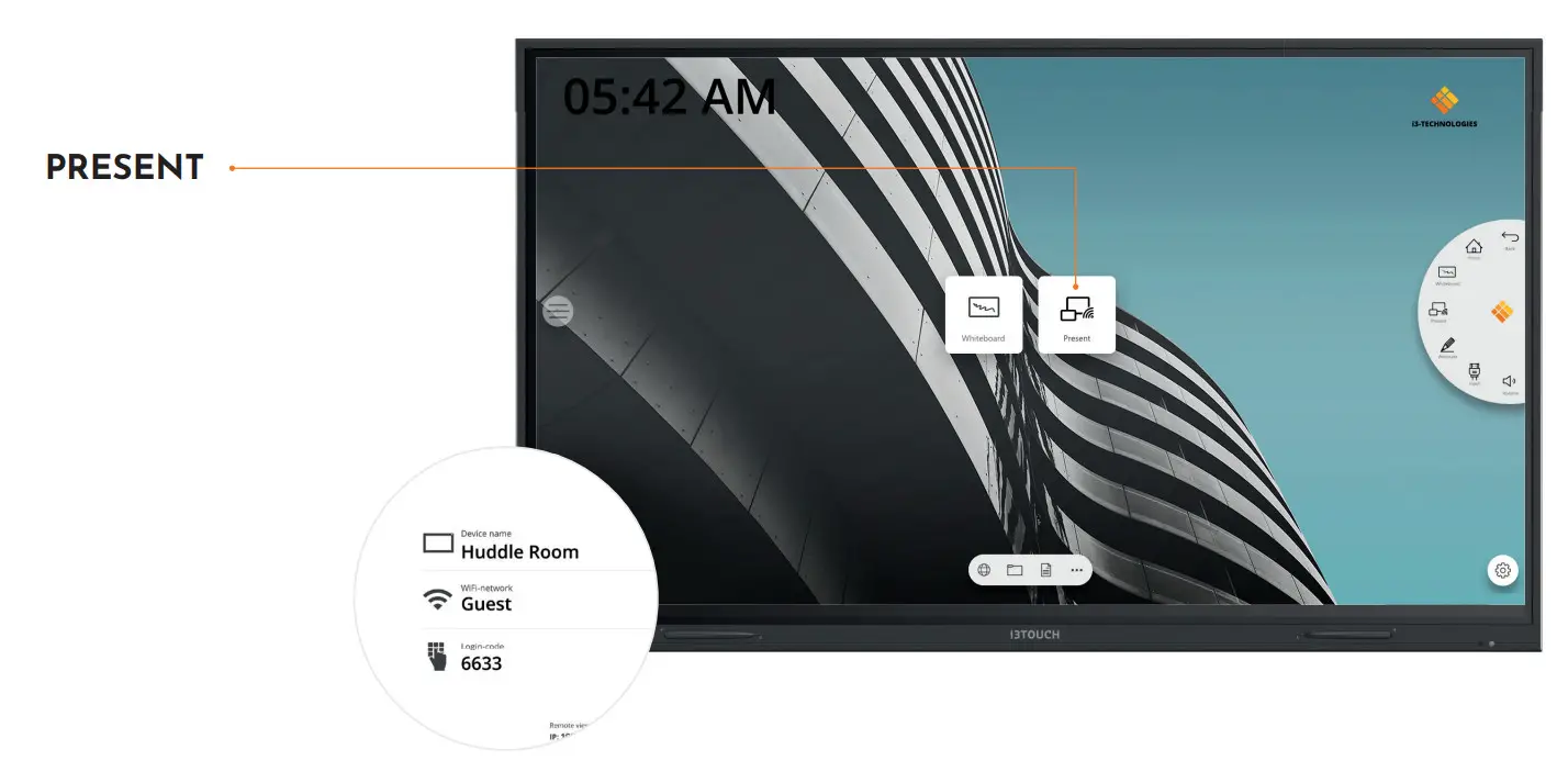 i3-TECHNOLOGIES i3TOUCH EX 75 4K Interactive - PRESENT