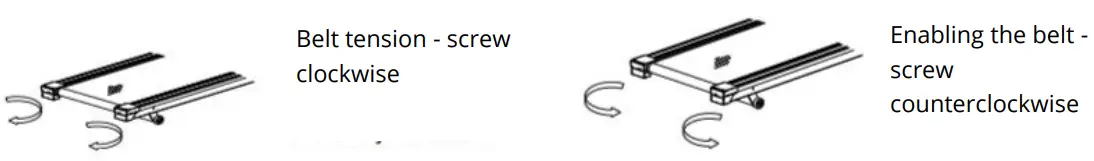 STORMRED Maverick CZK Treadmill - two screws