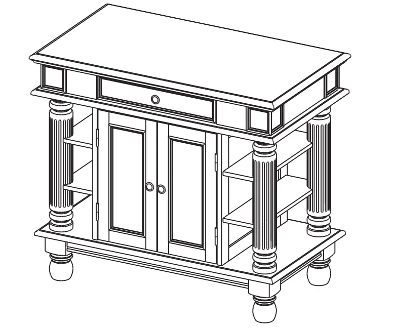 homestyles 5092-942 Kitchen Island - Figure 3