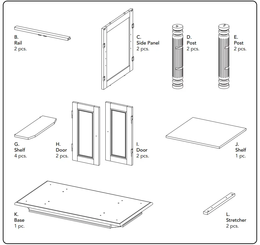 homestyles 5092-942 Kitchen Island - Figure 4