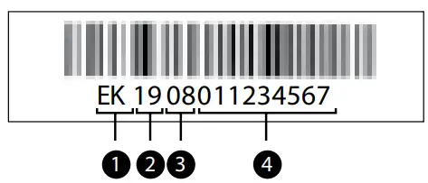 oursson EK1754MD Electric Kettle - bar code