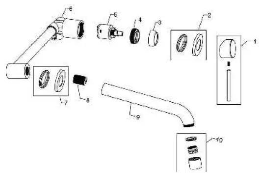 better-bathrooms-ARIMB004-Arissa-Matt-Black-Wall-Mounted-Basin-Mixer-Tap-FIG-1