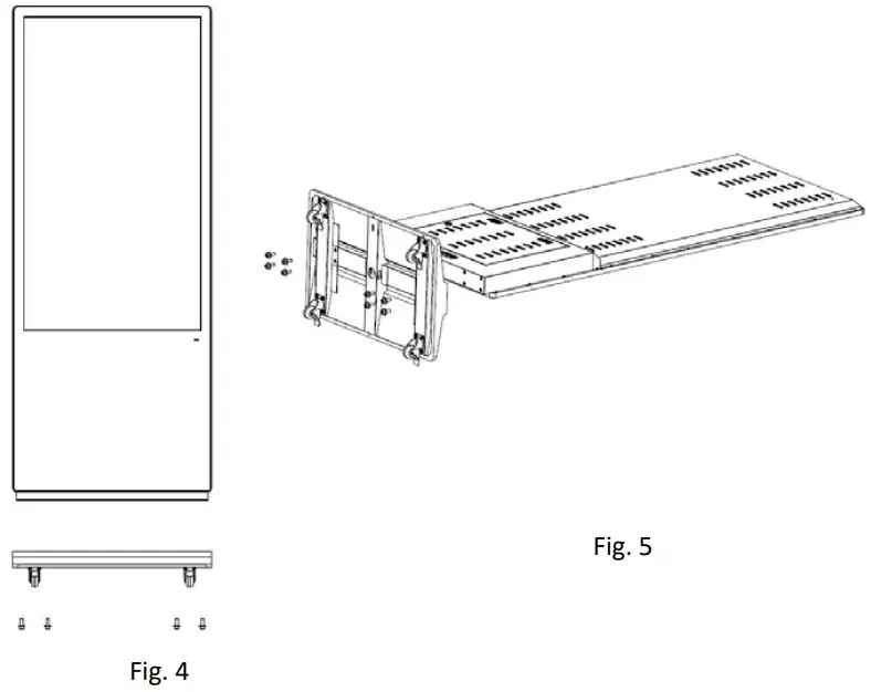 DISPLAYS2GO DF043NLB, DF043TLB 43 Inch Digital Signage - Allen wrench