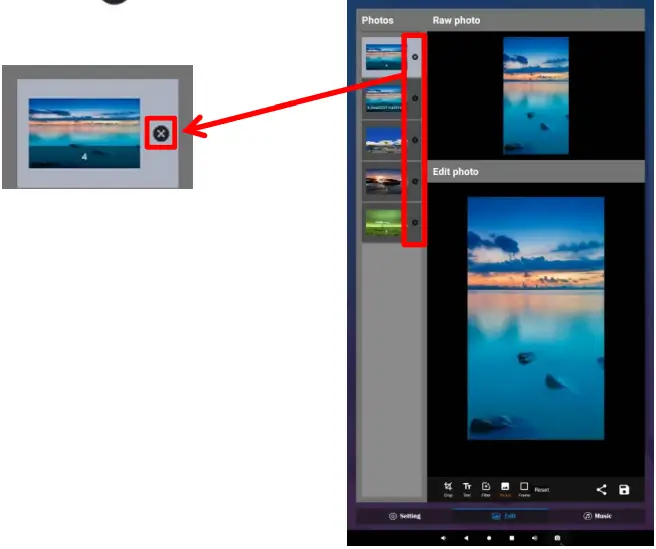 DISPLAYS2GO DF043NLB, DF043TLB 43 Inch Digital Signage - Image deletion