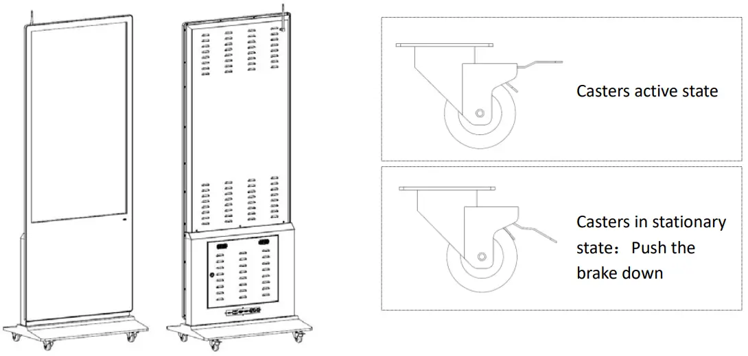 DISPLAYS2GO DF043NLB, DF043TLB 43 Inch Digital Signage - assembly is finished